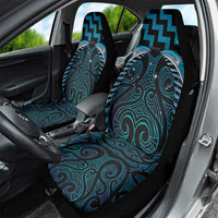Blue Matariki New Zealand Car Seat Cover Maori Poutama Galaxy Vibes LT14 - Polynesian Pride