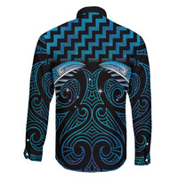 Blue Matariki New Zealand Family Matching Tank Maxi Dress and Hawaiian Shirt Maori Poutama Galaxy Vibes LT14 - Polynesian Pride