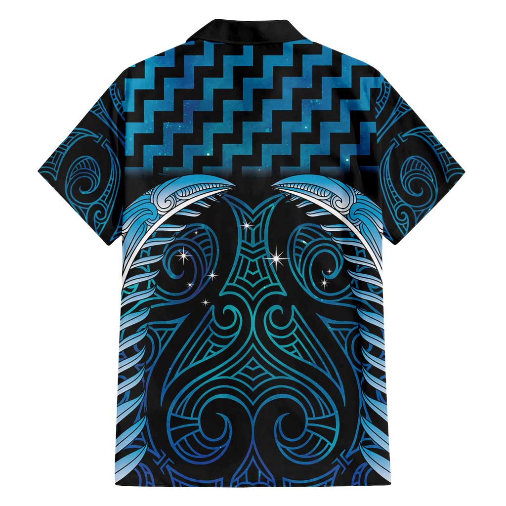 Blue Matariki New Zealand Hawaiian Shirt Maori Poutama Galaxy Vibes LT14 - Polynesian Pride