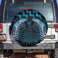 Blue Matariki New Zealand Spare Tire Cover Maori Poutama Galaxy Vibes LT14 Blue - Polynesian Pride