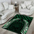 Green Matariki New Zealand Area Rug Maori Poutama Galaxy Vibes