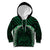 Green Matariki New Zealand Kid Hoodie Maori Poutama Galaxy Vibes