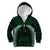 Green Matariki New Zealand Kid Hoodie Maori Poutama Galaxy Vibes