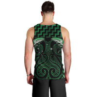 Green Matariki New Zealand Men Tank Top Maori Poutama Galaxy Vibes LT14 - Polynesian Pride