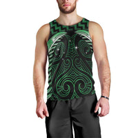 Green Matariki New Zealand Men Tank Top Maori Poutama Galaxy Vibes LT14 - Polynesian Pride