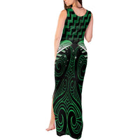 Green Matariki New Zealand Tank Maxi Dress Maori Poutama Galaxy Vibes LT14 - Polynesian Pride