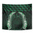 Green Matariki New Zealand Tapestry Maori Poutama Galaxy Vibes