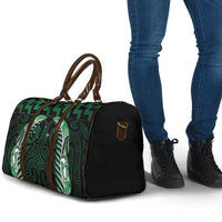 Green Matariki New Zealand Travel Bag Maori Poutama Galaxy Vibes LT14 - Polynesian Pride