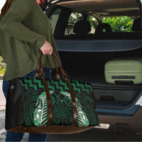 Green Matariki New Zealand Travel Bag Maori Poutama Galaxy Vibes LT14 - Polynesian Pride