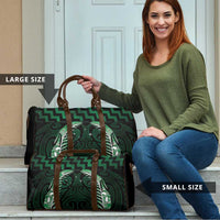 Green Matariki New Zealand Travel Bag Maori Poutama Galaxy Vibes LT14 - Polynesian Pride