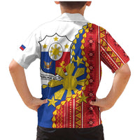 Philippines Independence Day Family Matching Mermaid Dress and Hawaiian Shirt Pilipinas Sun Stars Igorot Pattern LT14 - Polynesian Pride
