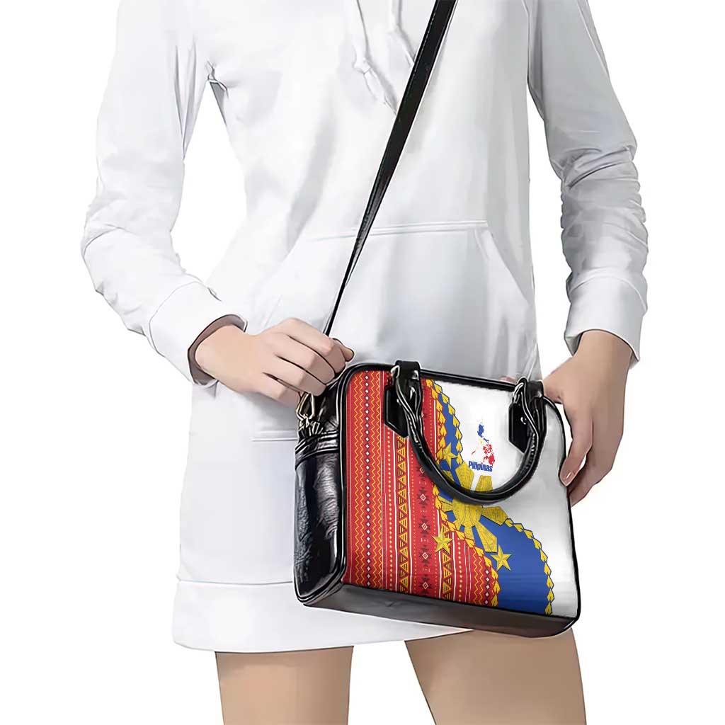 Philippines Independence Day Shoulder Handbag Pilipinas Sun Stars Igorot Pattern