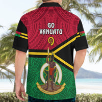 Vanuatu Football Hawaiian Shirt Vanuatuan Coat Of Arm Polynesian Flag Style LT14 - Polynesian Pride