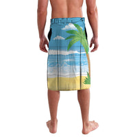 Flamingo Hawaii Summer Christmas Personalized Lavalava Mele Kalikimaka Beachy Vibes