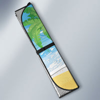 Chilling Parrot Hawaii Summer Christmas Personalized Auto Sun Shade It's 5 O'Clock Somewhere Beachy Vibes