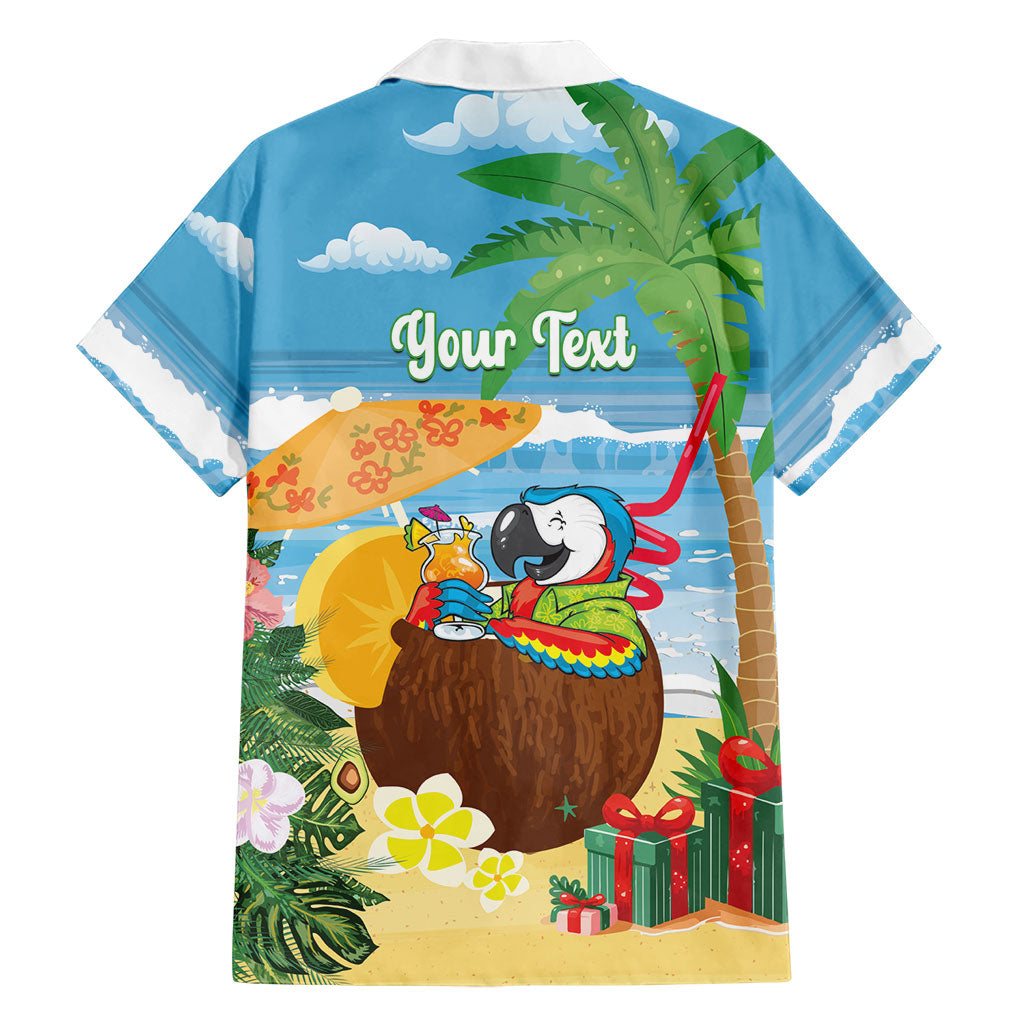 Chilling Parrot Hawaii Summer Christmas Personalized Family Matching Off Shoulder Maxi Dress and Hawaiian Shirt It's 5 O'Clock Somewhere Beachy Vibes LT14 - Polynesian Pride
