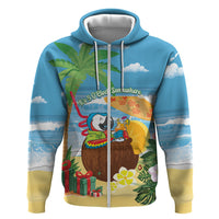 Chilling Parrot Hawaii Summer Christmas Personalized Hoodie It's 5 O'Clock Somewhere Beachy Vibes