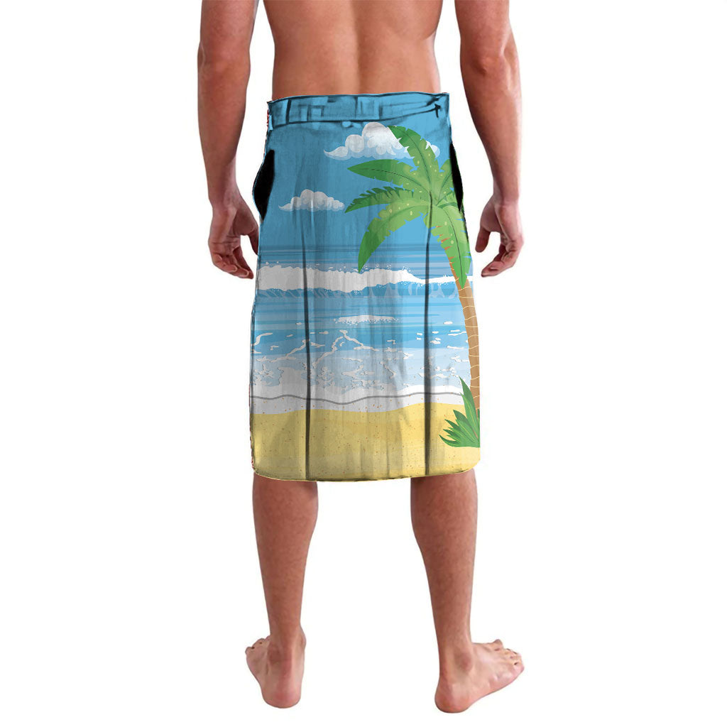 Chilling Parrot Hawaii Summer Christmas Personalized Lavalava It's 5 O'Clock Somewhere Beachy Vibes