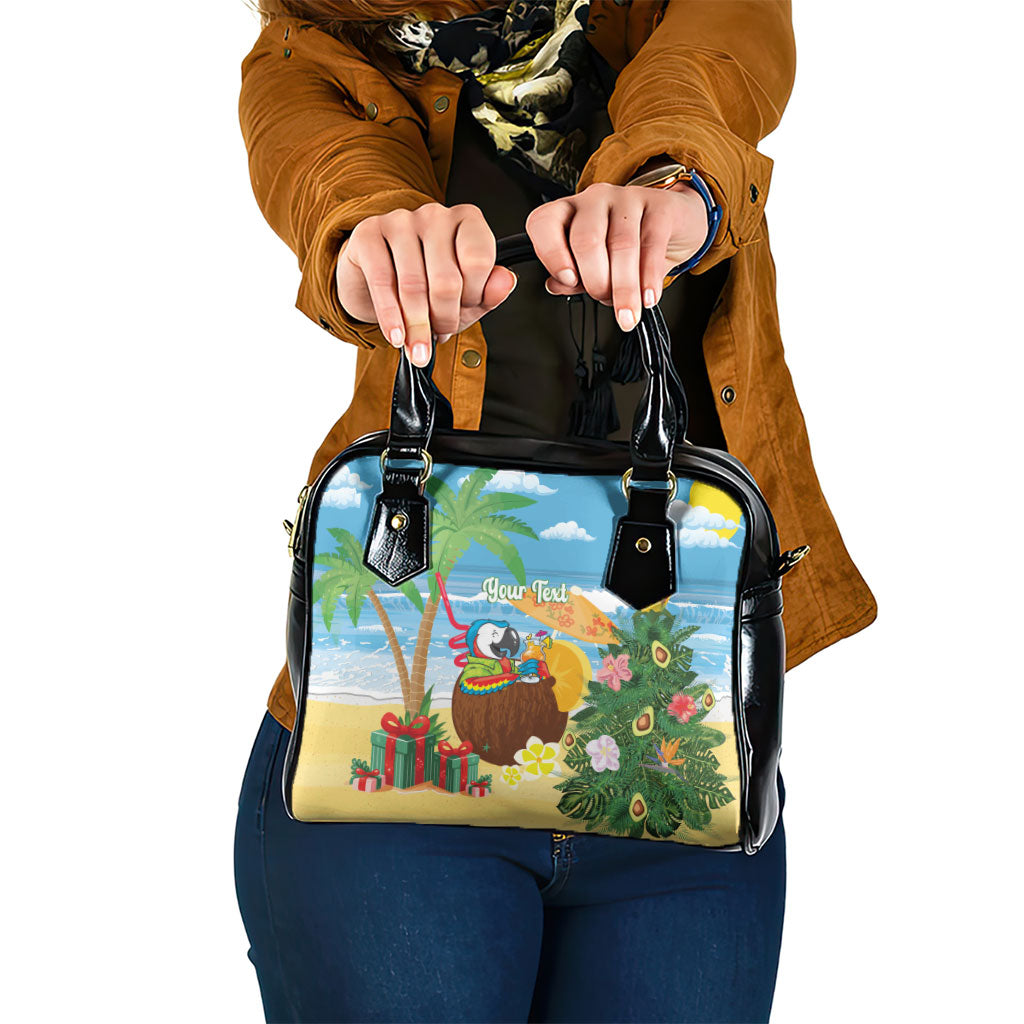 Chilling Parrot Hawaii Summer Christmas Personalized Shoulder Handbag It's 5 O'Clock Somewhere Beachy Vibes LT14 One Size Blue - Polynesian Pride