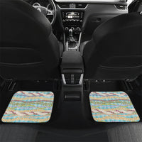 Flamingo Hawaii Summer Car Mats Hawaiian Lei Pakala Motifs Tropical Style
