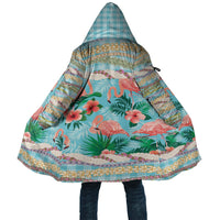 Flamingo Hawaii Summer Cloak Hawaiian Lei Pakala Motifs Tropical Style