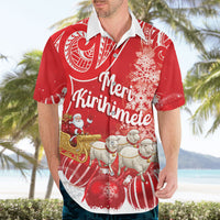 New Zealand Christmas In July Personalised Hawaiian Shirt Funny Santa Sheep Meri Kirihimete Red LT14 - Polynesian Pride