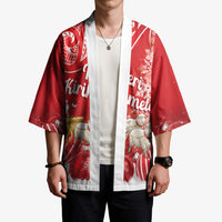 New Zealand Christmas In July Personalised Kimono Funny Santa Sheep Meri Kirihimete Red LT14 - Polynesian Pride
