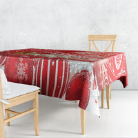New Zealand Christmas In July Tablecloth Funny Santa Sheep Meri Kirihimete Red LT14 - Polynesian Pride