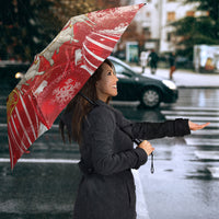 New Zealand Christmas In July Umbrella Funny Santa Sheep Meri Kirihimete Red LT14 - Polynesian Pride