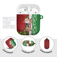 Meri Kirihimete New Zealand AirPods Case Cute Santa NZ Animals and Pohutukawa LT14 - Polynesian Pride