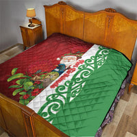 Meri Kirihimete New Zealand Quilt Cute Santa NZ Animals and Pohutukawa LT14 - Polynesian Pride