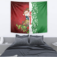 Meri Kirihimete New Zealand Tapestry Cute Santa NZ Animals and Pohutukawa LT14 - Polynesian Pride