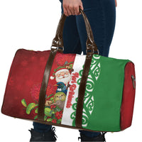 Meri Kirihimete New Zealand Travel Bag Cute Santa NZ Animals and Pohutukawa LT14 - Polynesian Pride