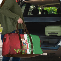 Meri Kirihimete New Zealand Travel Bag Cute Santa NZ Animals and Pohutukawa LT14 - Polynesian Pride
