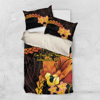 Papua New Guinea Independence Day Bedding Set 50th Anniversary Papua Niu Gini Bird Of Paradise LT14 US Twin 172cm x 218cm Black - Polynesian Pride