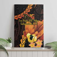 Papua New Guinea Independence Day Canvas Wall Art 50th Anniversary Papua Niu Gini Bird Of Paradise LT14 - Polynesian Pride