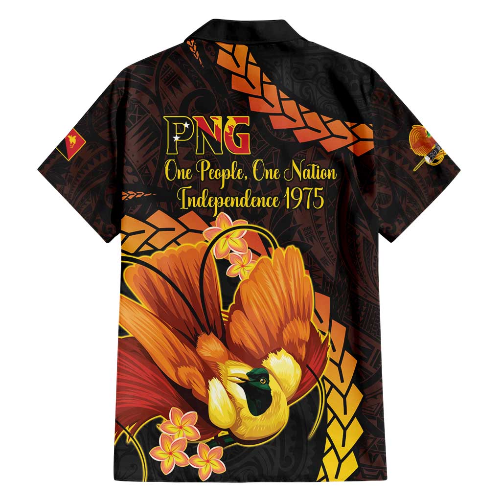 Papua New Guinea Independence Day Hawaiian Shirt 50th Anniversary Papua Niu Gini Bird Of Paradise LT14 - Polynesian Pride