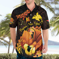 Papua New Guinea Independence Day Hawaiian Shirt 50th Anniversary Papua Niu Gini Bird Of Paradise LT14 - Polynesian Pride
