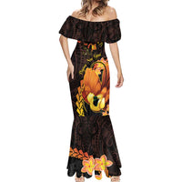Papua New Guinea Independence Day Mermaid Dress 50th Anniversary Papua Niu Gini Bird Of Paradise LT14 - Polynesian Pride