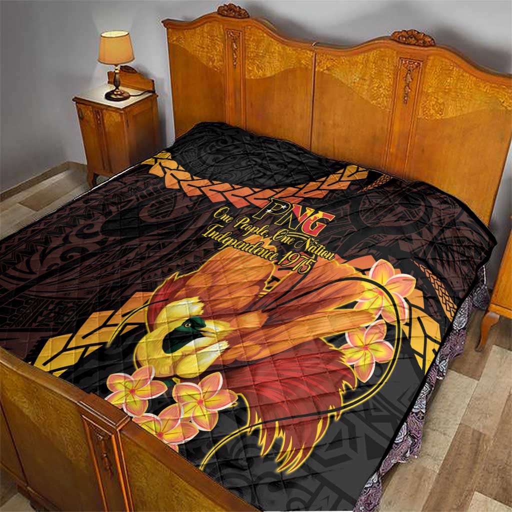 Papua New Guinea Independence Day Quilt 50th Anniversary Papua Niu Gini Bird Of Paradise LT14 - Polynesian Pride