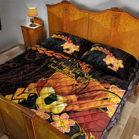 Papua New Guinea Independence Day Quilt Bed Set 50th Anniversary Papua Niu Gini Bird Of Paradise LT14 - Polynesian Pride
