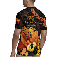 Papua New Guinea Independence Day Rugby Jersey 50th Anniversary Papua Niu Gini Bird Of Paradise LT14 - Polynesian Pride