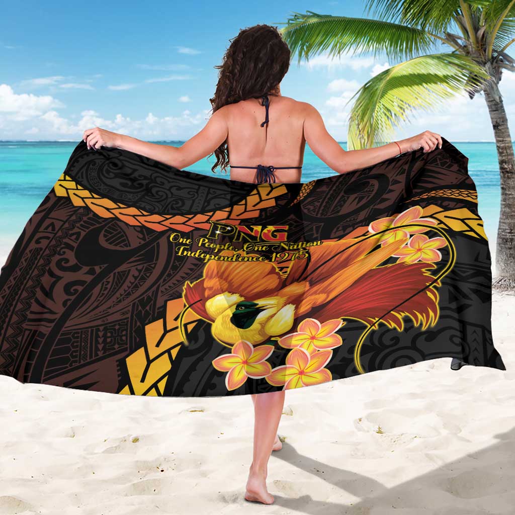 Papua New Guinea Independence Day Sarong 50th Anniversary Papua Niu Gini Bird Of Paradise LT14 - Polynesian Pride