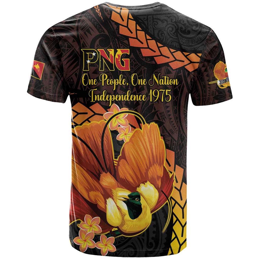 Papua New Guinea Independence Day T Shirt 50th Anniversary Papua Niu Gini Bird Of Paradise LT14 - Polynesian Pride