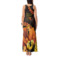Papua New Guinea Independence Day Tank Maxi Dress 50th Anniversary Papua Niu Gini Bird Of Paradise LT14 - Polynesian Pride