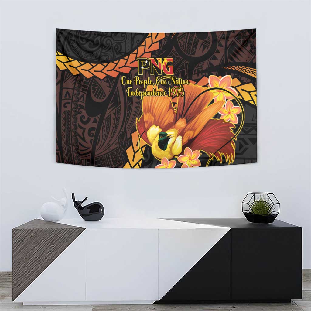 Papua New Guinea Independence Day Tapestry 50th Anniversary Papua Niu Gini Bird Of Paradise LT14 - Polynesian Pride