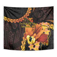 Papua New Guinea Independence Day Tapestry 50th Anniversary Papua Niu Gini Bird Of Paradise LT14 - Polynesian Pride