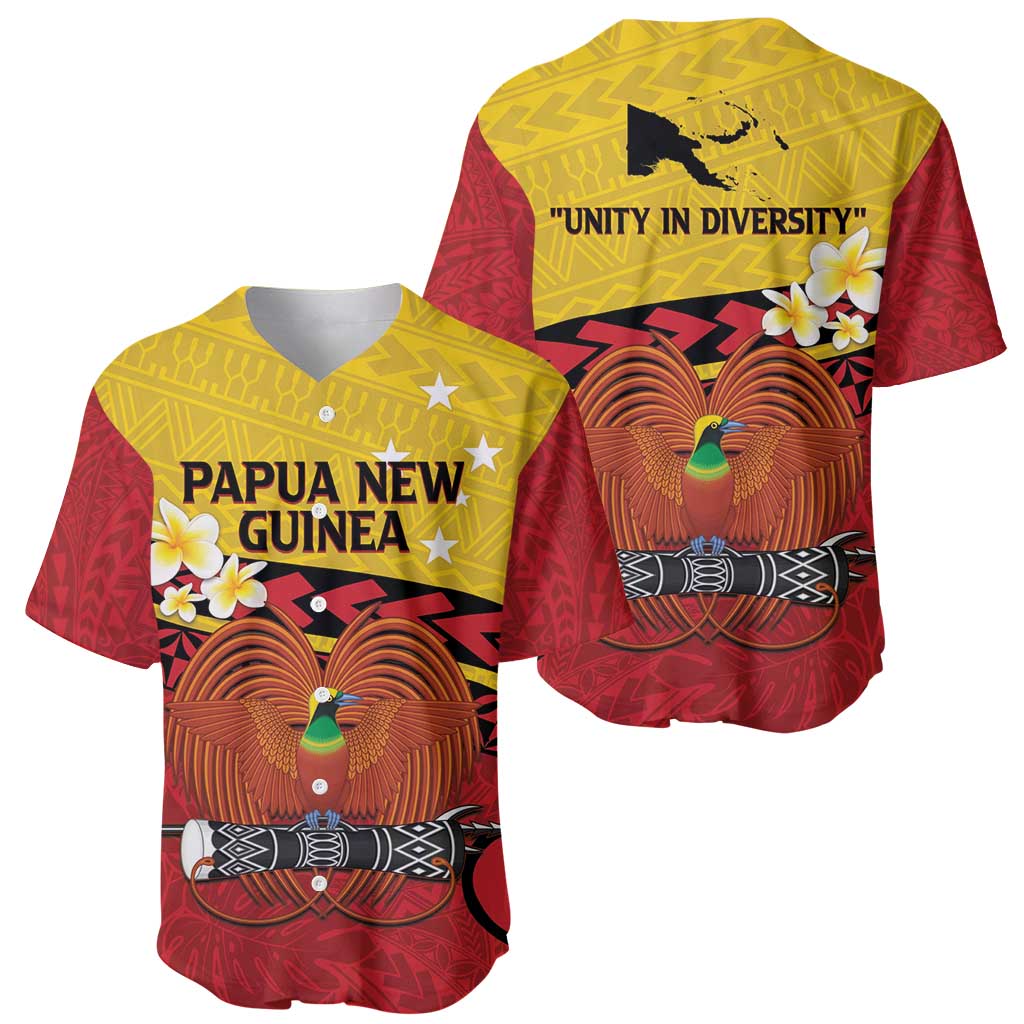 Papua New Guinea Independence Day Baseball Jersey Since 1975 Unity In Diversity LT14 - Polynesian Pride