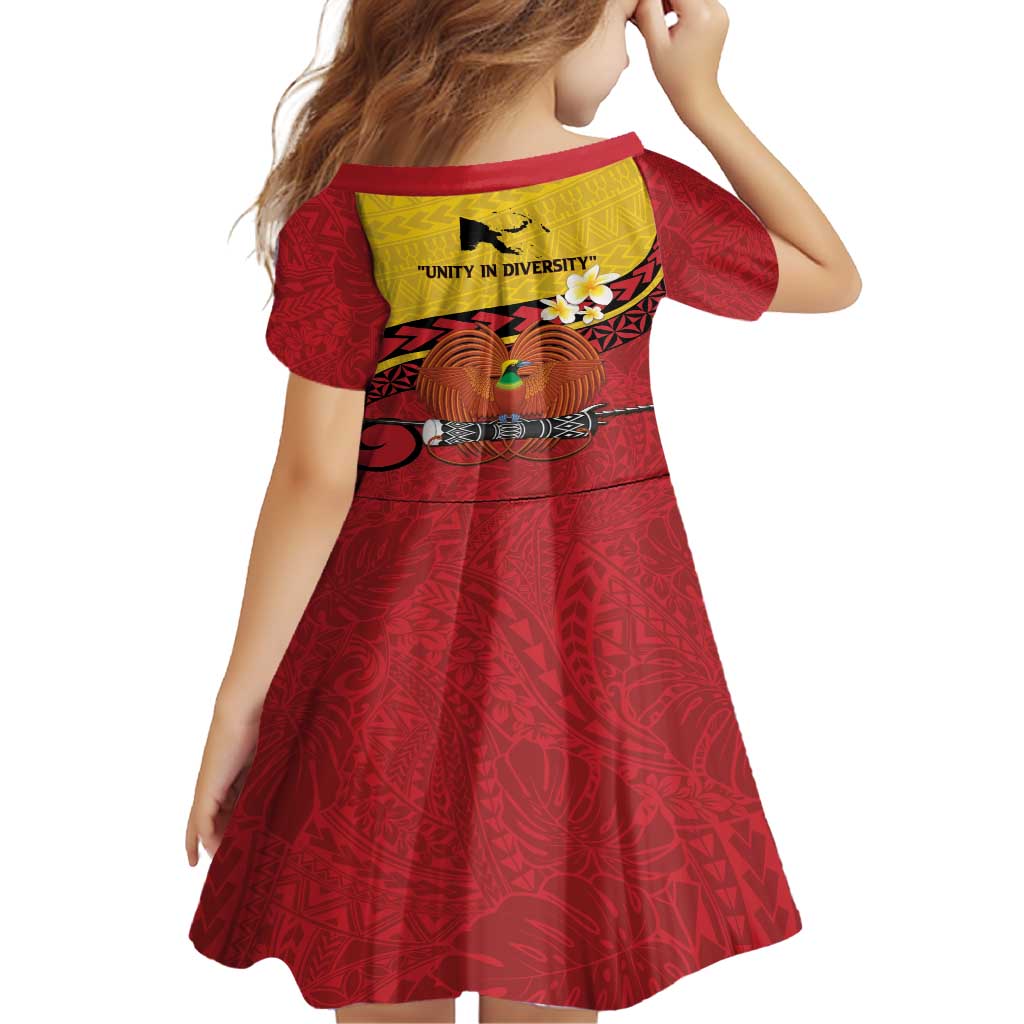 Papua New Guinea Independence Day Family Matching Tank Maxi Dress and Hawaiian Shirt Since 1975 Unity In Diversity LT14 - Polynesian Pride