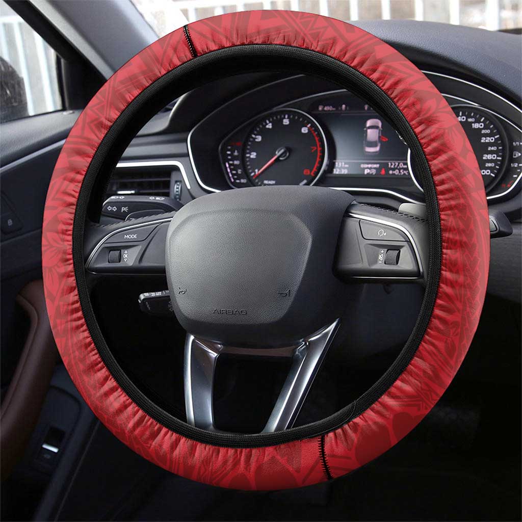 Papua New Guinea Independence Day Steering Wheel Cover Since 1975 Unity In Diversity LT14 - Polynesian Pride